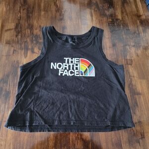 The North Face Women's Black Tank Top with Pride Logo